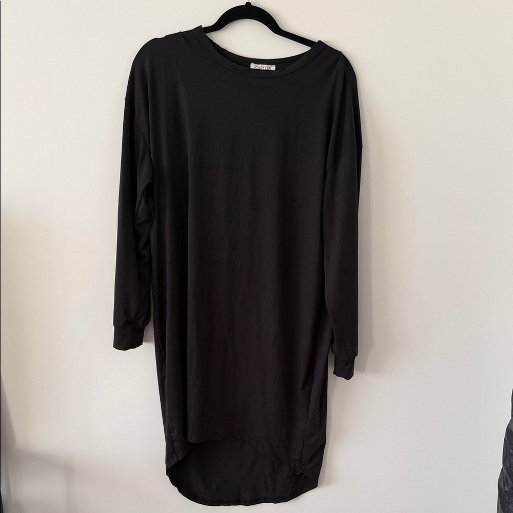 Elegant Black Midi Dress